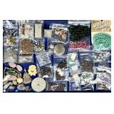 Group of jewelry findings and beads