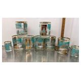 Group of vintage bar glasses