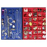 Large lot of costume jewelry