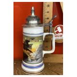 1990 Anheuser Busch holiday beer stein