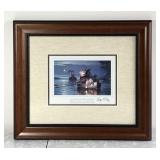 13.5 x 15.5 framed Gary R. Lucy river print