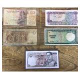 Egypt, Viet-Nam, Thailand bank notes