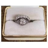 14k gold wedding set