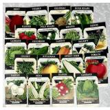 20 vintage lithograph seed packets --Card Seed Co.