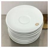 11 TWA saucers made by Rosenthal