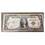 1935 A $1 Silver Certificate WW II Hawaii