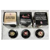 1944, 1968, 2004 STL Cardinals replica rings