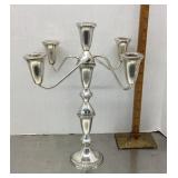 Weighted sterling silver candelabra
