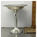 Weighted sterling silver compote