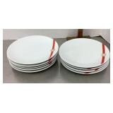 9 TWA salad plates made by Rosenthal