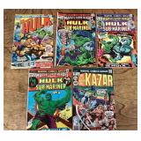 5 Hulk comic books