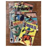 Daredevil comics lot #217-226