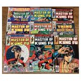 9 Kung Fu Master comic books