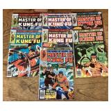 7 Master of Kung Fu comic books