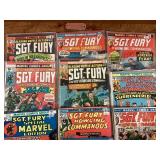 10 Sergeant Fury comic books