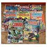 8 assorted comic books