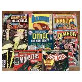 8 assorted comic books