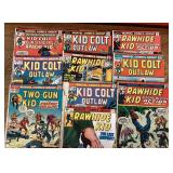 10 assorted western comics