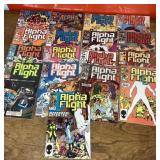 17 Alpha Flight comic books