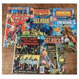 8 military comic books