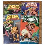 4 Kazar comic books