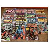 Master of Kung Fu comics lot