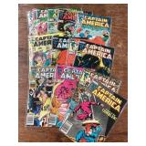 Captain America comics lot #294 through 304