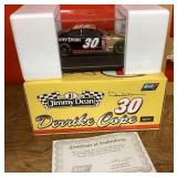Jimmy Dean #30 diecast car with COA