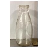 Meadow Gold quart milk bottle