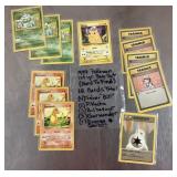 12 1999 Pokï¿½mon trading cards