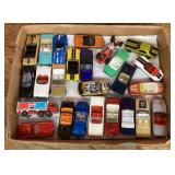 Box of toy cars