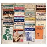 37 antique and vintage sheet music