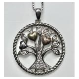 Sterling silver Tree of Life necklace