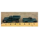 2 Arcade cast-iron toy trucks