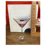 Marquis by Waterford polka dot martini glasses