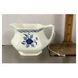 Adams hand painted ironstone creamer 'Baltic'