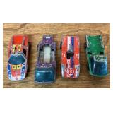 4 Hot Wheels red line cars