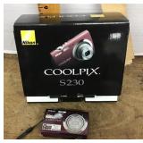 Nikon Coolpix S230 digital camera
