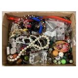Box of costume jewelry