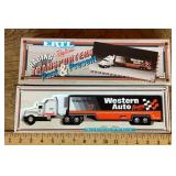 Ertl Western Auto racing transporter truck