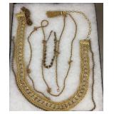 Costume jewelry necklaces and bracelets