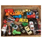 Box of toy cars