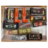 Group of toy race cars