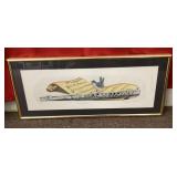 Linda Cullen signed 'Songbird' print 10x24