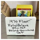 1970 Fleer Ripleyï¿½s Believe It or Not card set