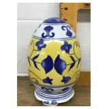 Porcelain egg decor