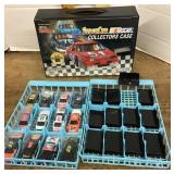NASCAR Racing Champions Collector Case & cars