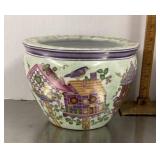 Birdhouse theme planter pot