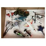 Group of toy vehicles