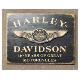 Harley Davidson wood sign 23x31